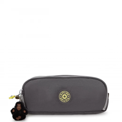Kipling Gitroy Large Pencil Case, Back to Grey with 3 Compartments, Spacious, Durable & Ideal for School or Office Supplies 23 x 7 x 10 cm Kipling Gitroy Large Pencil Case, Back to Grey with 3 Compartments, Spacious, Durable & Ideal for School or Office Supplies 23 x 7 x 10 cm