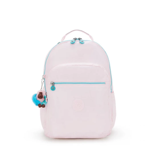 حقيبة ظهر كبيرة من كبلينغ Seoul Lap مع جيب للابتوب - Sea Pink Met حقيبة ظهر كبيرة من كبلينغ Seoul Lap مع جيب للابتوب - Sea Pink Met