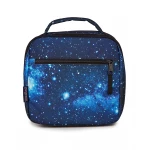 JanSport Lunch Break Insulated Lunch Bag Stellar Starfield 5L with Adjustable Shoulder Strap and Front Zipper Pocket for Easy Organization Perfect for School or Work - JanSport