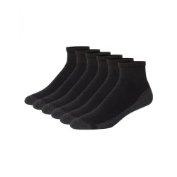 Hanes Double Tough Men's Ankle Socks - Max Cushion 6-Pack