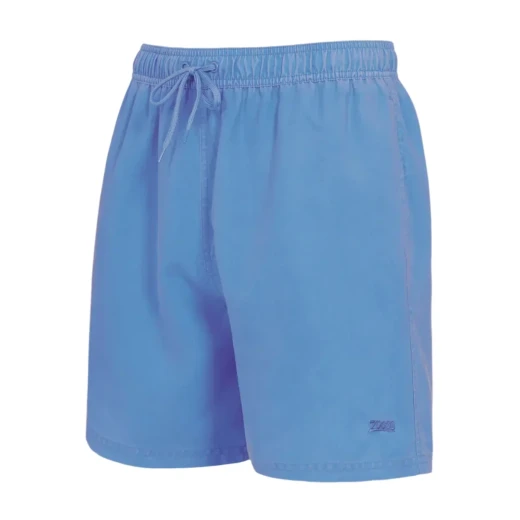 Zoggs Mosman Washed 15'' Mens Swimming Shorts Blue - Zoggs - Image 2