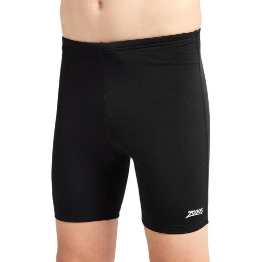 Zoggs Boys' Cottesloe Mid Jammer Swim Shorts - Chlorine Resistant Trunks in Black, Size 23 - Zoggs - Image 2