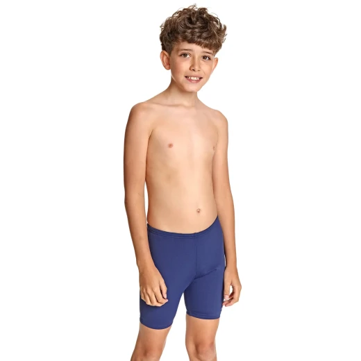 Zoggs Boy's Cottesloe Mid Jammer Swimming Shorts - Chlorine Resistant Trunks in Blue - Zoggs - Image 2