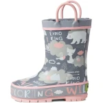 Western Chief Unisex-Child Explore Rain Boot - Waterproof Footwear in Explore Grey, Size 21 EU - Western Chief