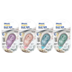 Bazic Permanent Glue Tape 8mm x 5m for Scrapbooking & Crafts