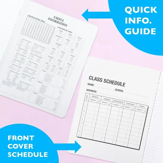 Pois and Chevron Oceanic Notebook Set – Chic oceanic design perfect for daily notes planning journaling ideal for students and professionals - Pois & Chevron - Image 4