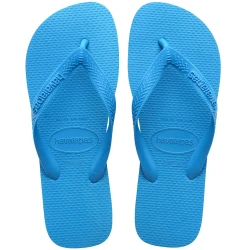 شبشب Havaianas Top للجنسين باللون الفيروزي، مقاس 39/40، تصميم كلاسيكي أنيق، خفيف ومريح، مصنوع من المطاط، بنعل ثابت، مثالي للاستخدام اليومي والشاطئ والمسبح