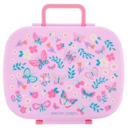 Stephen Joseph Butterfly Bento Box with Removable Tray, BPA Free, 700ml