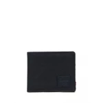 محفظة روي - حافظة بطاقات ونقود ثنائية الطي RFID 9 × 11 × 1 سم - للسفر والحمل اليومي للجنسين أسود من هيرشل - هيرشل