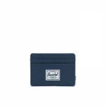 Herschel Charlie Card Holder Wallet – Navy Blue Design, Compact Envelope-Style Wallet (8 × 10.5 cm) - Herschel