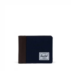 Herschel Hank II RFID Wallet - Peacoat & Chicory Coffee