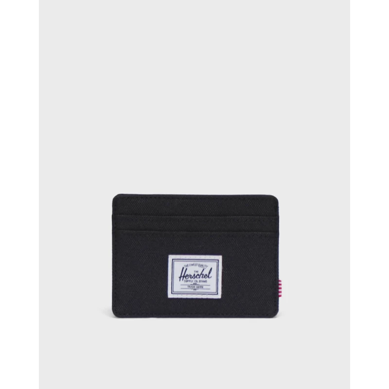 محفظة بطاقات Herschel Charlie سوداء، نيرفانا، بلوم بيرفكت - هيرشل