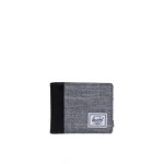 Herschel Hank RFID Wallet - Raven Crosshatch, Secure Card Protection - Herschel