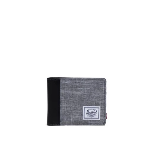 Herschel Hank RFID Wallet - Raven Crosshatch, Secure Card Protection Herschel Hank RFID Wallet - Raven Crosshatch, Secure Card Protection