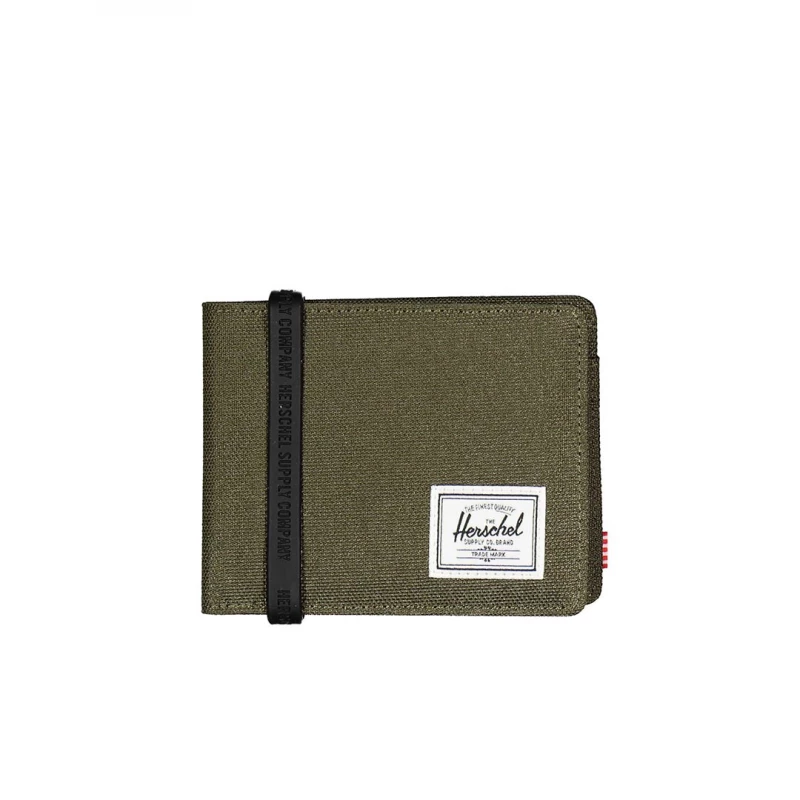 محفظة عملات Herschel Roy للجنسين خضراء - أنيقة وصغيرة الحجم - هيرشل