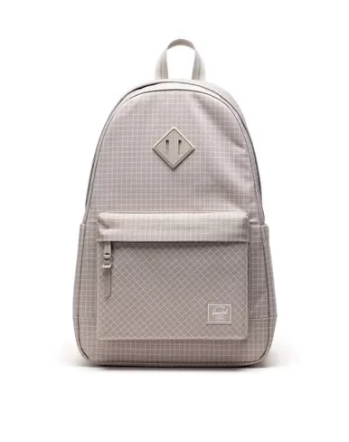Herschel Heritage Backpack Grid London Fog Lightweight Daypack 21.5L Herschel Heritage Backpack Grid London Fog Lightweight Daypack 21.5L