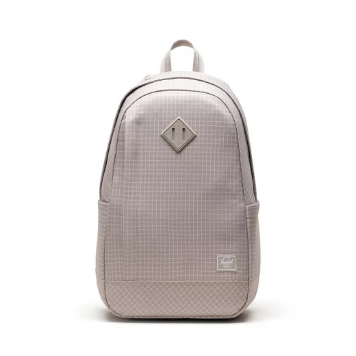 Herschel Seymour Backpack 26L – EcoSystem Recycled Fabric Travel & Everyday Backpack – Grid London Fog Herschel Seymour Backpack 26L – EcoSystem Recycled Fabric Travel & Everyday Backpack – Grid London Fog