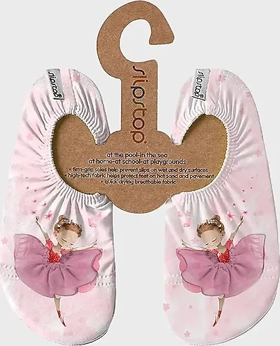 Slipstop Tutu Kids Water Shoes Pink Size 21-23 – Lightweight non-slip comfortable footwear ideal for pool beach indoor play and hot sand safety - Slipstop