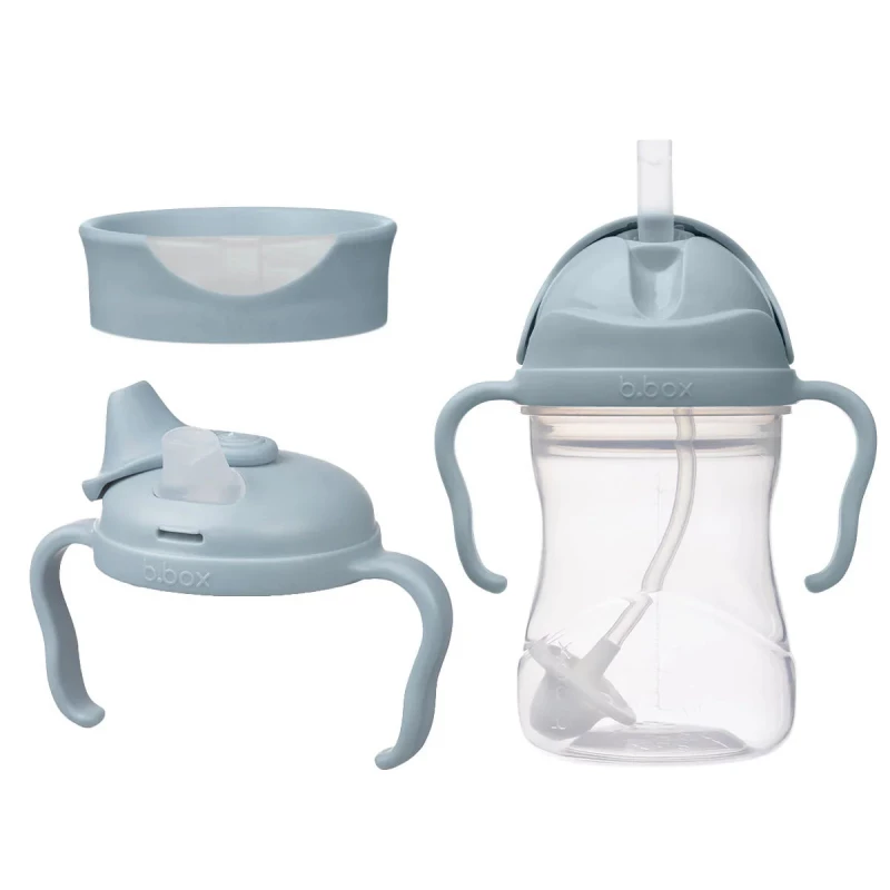 طقم كوب الشرب 3 في 1 من بي.بوكس أوشن، خالي من مادة BPA، آمن لغسالة الصحون، 240 مل - بي بوكس