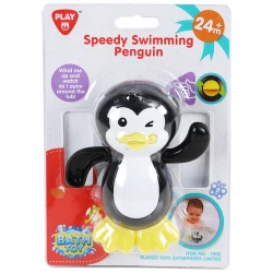 Playgo Toys Speedy Swimming Penguin Wind-Up Bath Toy for Toddlers 24 Months+