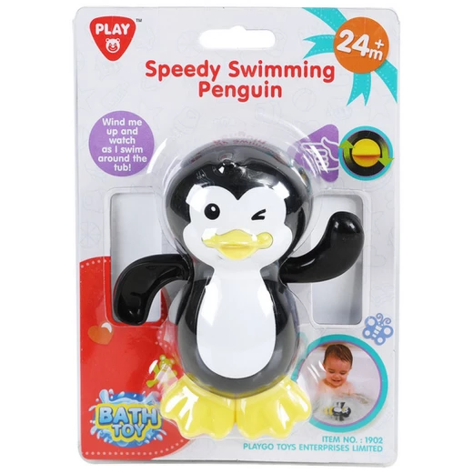 Playgo Toys Speedy Swimming Penguin Wind-Up Bath Toy for Toddlers 24 Months+ Playgo Toys Speedy Swimming Penguin Wind-Up Bath Toy for Toddlers 24 Months+