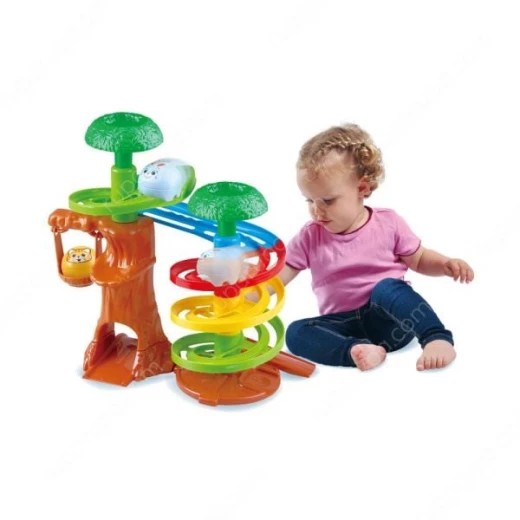 Playgo Jungle Canopy Slide with Rolling Animals, Multi Color, Pretend Play Toy - Playgro - Image 2