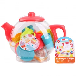 Playgo Toys Tea Party Set In A Teapot, 20+ Pieces, Ages 2+, Pretend Play