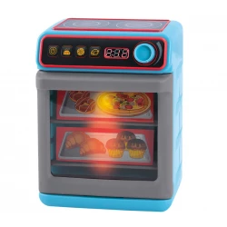 فرن مطبخ PlayGo لعبة مع أصوات وأضواء واقعية، أزرق، للبنات من سن 3-7 سنوات