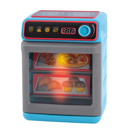 فرن مطبخ PlayGo لعبة مع أصوات وأضواء واقعية، أزرق، للبنات من سن 3-7 سنوات فرن مطبخ PlayGo لعبة مع أصوات وأضواء واقعية، أزرق، للبنات من سن 3-7 سنوات