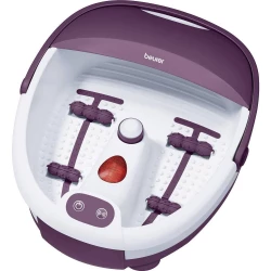 Beurer FB 21 Foot Spa Massager, Vibration, Bubble, Water Heating, Purple