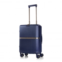Samsonite Minter Spinner 55/20 Navy Carry On Luggage 33L with Integrated TSA Lock and Durable Construction Perfect for Weekend Getaways and Business Trips, Lightweight Design