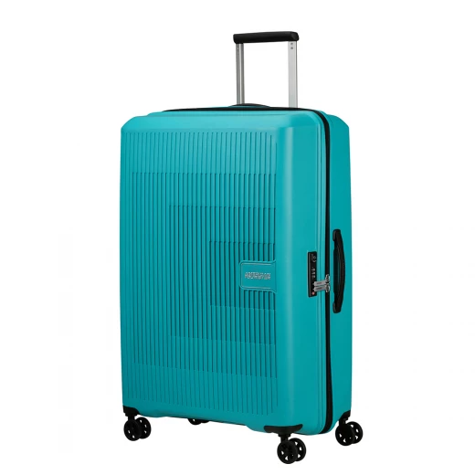 American Tourister Aerostep Spinner 77/28 EXP TSA Luggage Turquoise Tonic 77cm American Tourister Aerostep Spinner 77/28 EXP TSA Luggage Turquoise Tonic 77cm