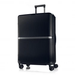 Samsonite Minter Spinner 75cm Black Expandable Luggage with Aero-Trac Wheels