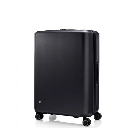 Samsonite Evoa Z 75cm Expandable Suitcase Black, Durable Travel Luggage