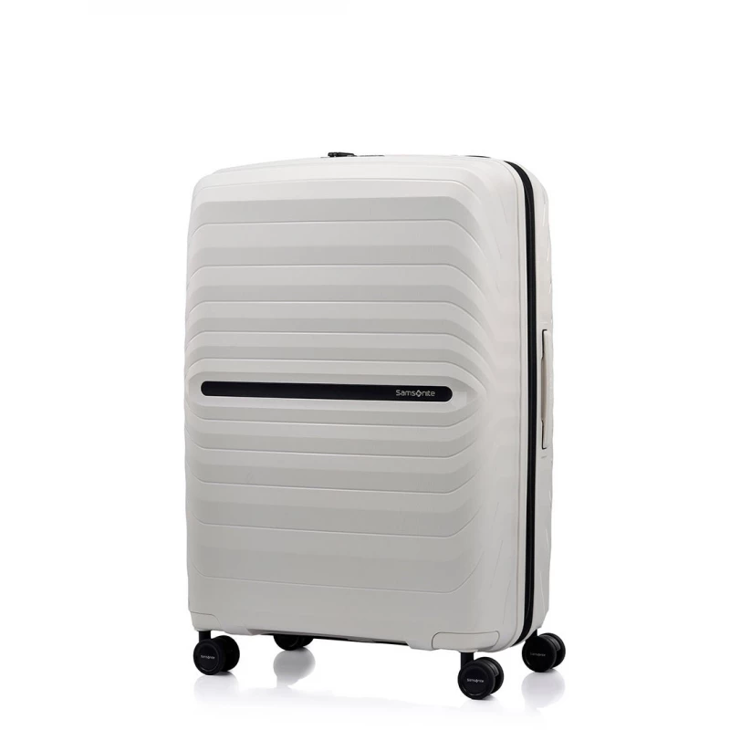 Samsonite Octolite Neo Suitcase 75cm Expandable Off White Lightweight Luggage - Samsonite