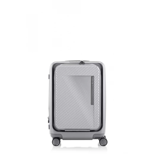Samsonite Zipprix 20 Inch Expandable Spinner Suitcase Silver, Lightweight Luggage - Samsonite - Image 3
