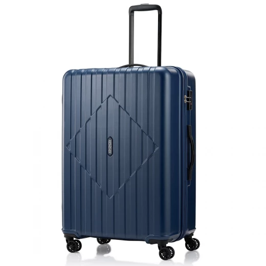 American Tourister Skytrac 79cm Navy Blue ABS Hardcase Luggage American Tourister Skytrac 79cm Navy Blue ABS Hardcase Luggage