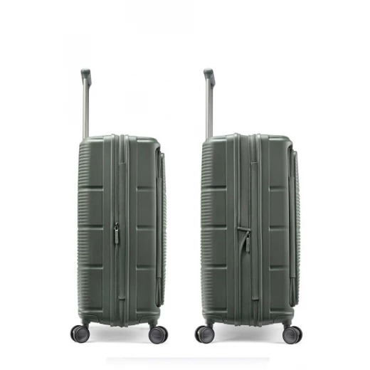Samsonite Paralux HS Spinner 75cm Olive Green Expandable Luggage with Dual Access - Samsonite - Image 7