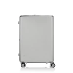 Samsonite EVOA Z Spinner 75/28 EXP Large Silver Hardside Expandable Luggage with Aero-Trac Wheels and TSA Lock - Samsonite