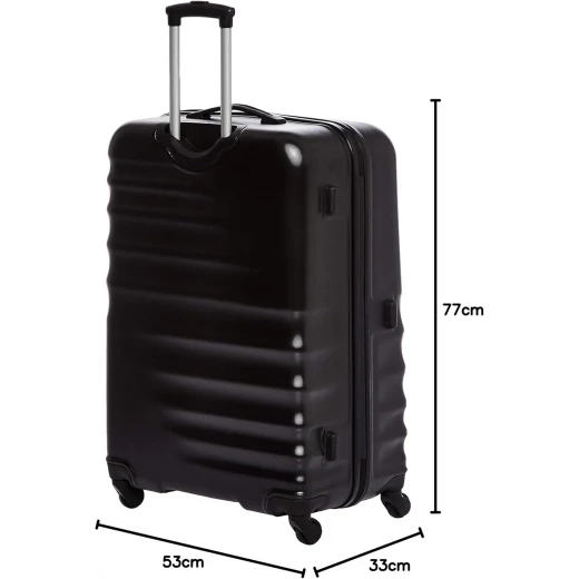 American Tourister Preston Hardside Spinner Luggage Black 67 cm Medium - American Tourister - Image 5