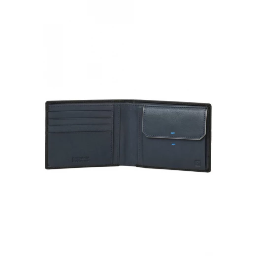 محفظة جلدية سامسونايت سبكترولايت SLG B 4CC2CC أسود وأزرق ليلي حماية RFID - سامسونايت - Image 3