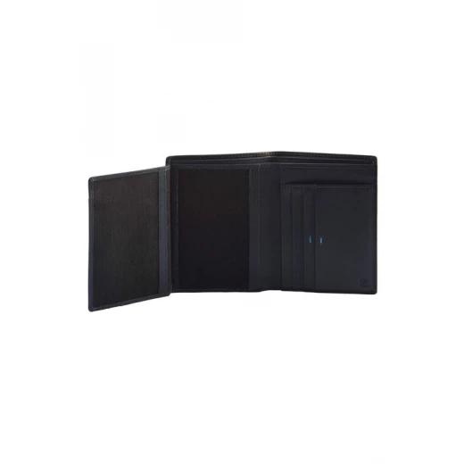 Samsonite Spectrolite SLG Leather Wallet Black and Night Blue RFID Protection Bifold 8 Card Slots Coin Pocket Premium Quality Durable Stylish Travel Essential - Samsonite - Image 2