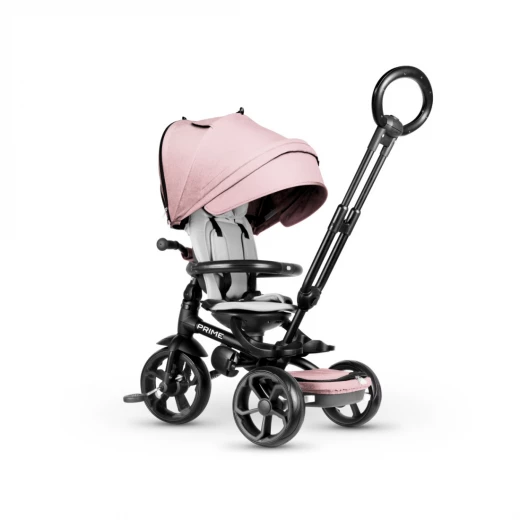Qplay Milly Mally New Prime Pink 6-in-1 Tricycle for Toddlers, Adjustable, Rotating Seat - Qplay - Image 3