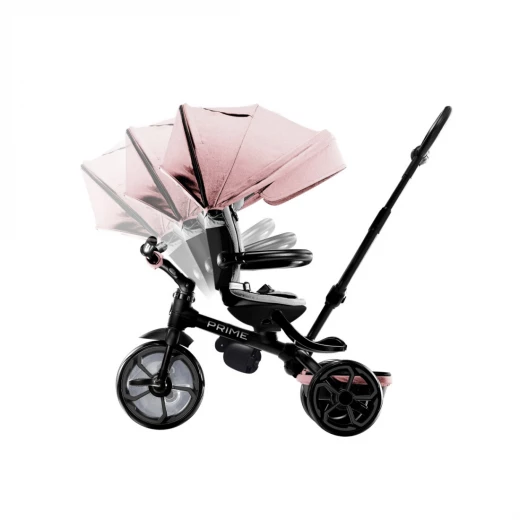 Qplay Milly Mally New Prime Pink 6-in-1 Tricycle for Toddlers, Adjustable, Rotating Seat - Qplay - Image 5