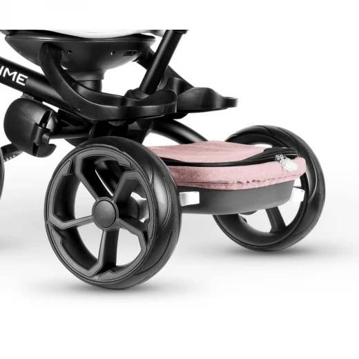Qplay Milly Mally New Prime Pink 6-in-1 Tricycle for Toddlers, Adjustable, Rotating Seat - Qplay - Image 6