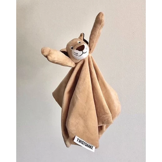 Twistshake Baby Comfort Blanket and Toy Lion Design Soft Polyester 33x33 cm - Twistshake - Image 2