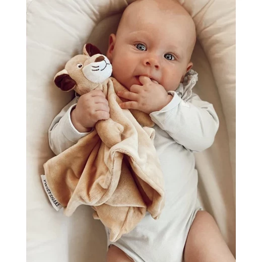 Twistshake Baby Comfort Blanket and Toy Lion Design Soft Polyester 33x33 cm - Twistshake - Image 3
