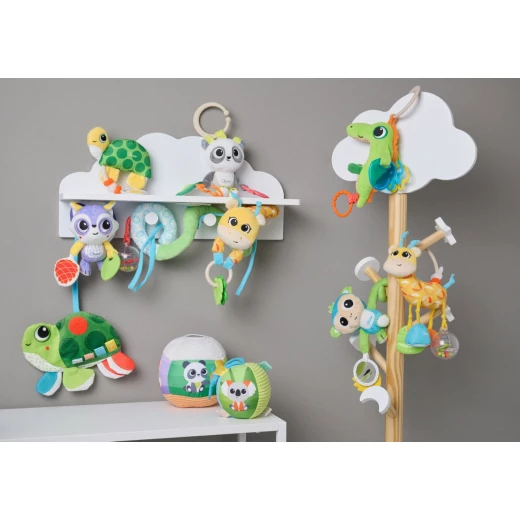 Chicco Mrs. Giraffe Rattle Toy for Babies, Soft Plush, Sensory Development, Colorful - Chicco - Image 2