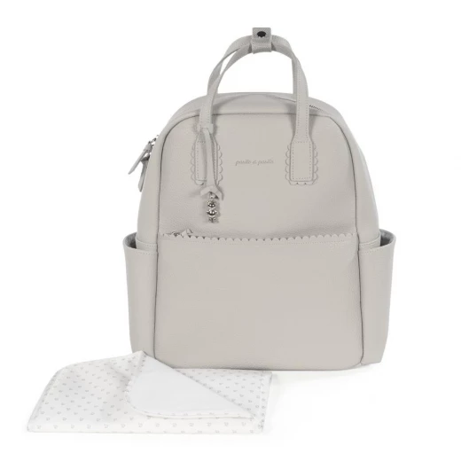 Pasito a Pasito Icon Smoke Diaper Bag Backpack Large Capacity Grey 2 Compartments Multiple Pockets Pasito a Pasito Icon Smoke Diaper Bag Backpack Large Capacity Grey 2 Compartments Multiple Pockets