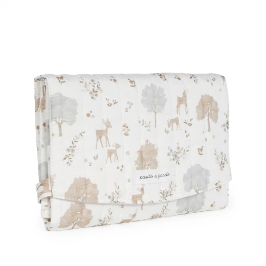 Pasito a Pasito Nara Beige Baby Changing Mat 20x28x5cm Travel Friendly - Pasito a Pasito - Image 2
